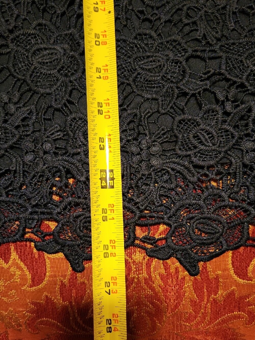 NWT Nanette Lepore Lace Crochet Sleeveless Camisole, Dark Navy, XL - Picture 11 of 13